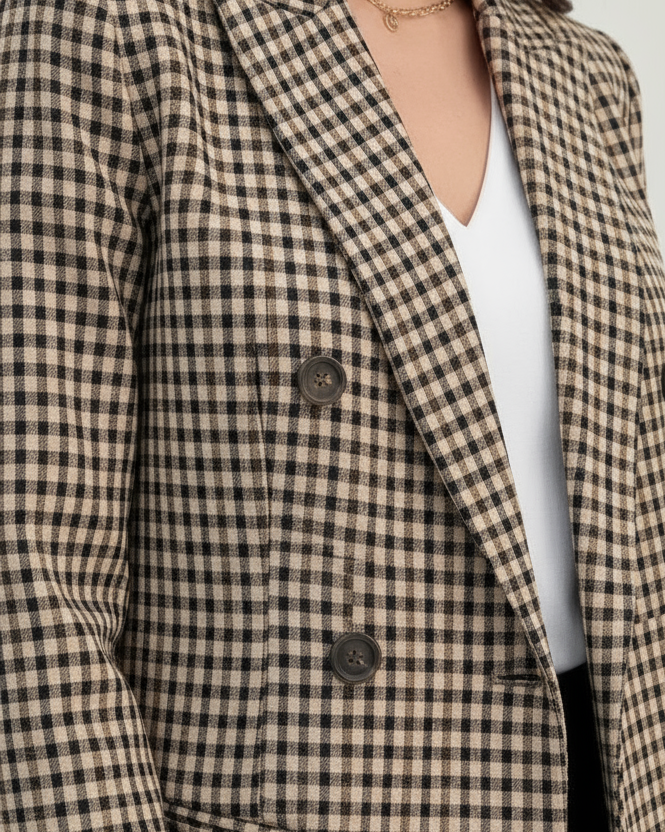 Victoria™ Plaid Blazer
