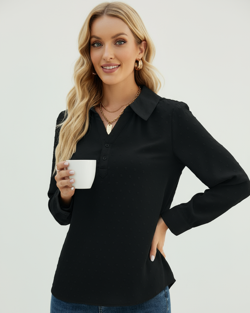Isabella™ Swiss Dot Blouse