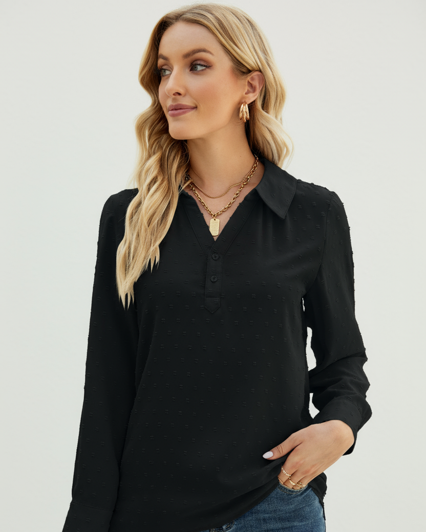 Isabella™ Swiss Dot Blouse