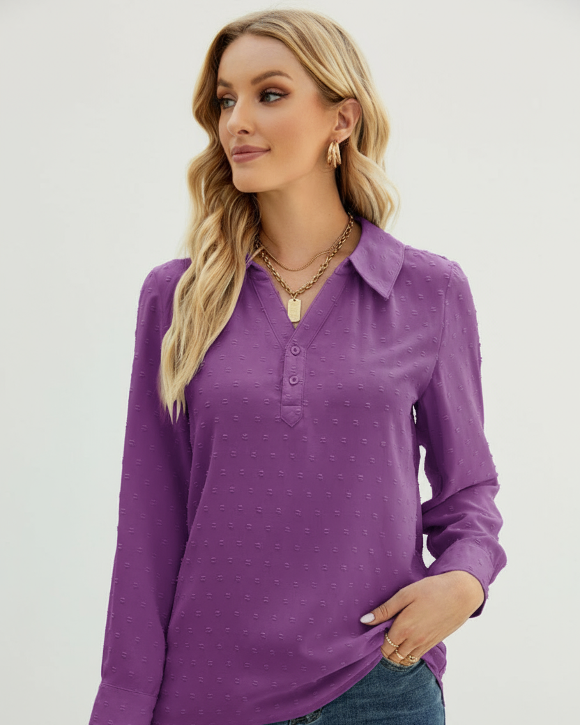 Isabella™ Swiss Dot Blouse