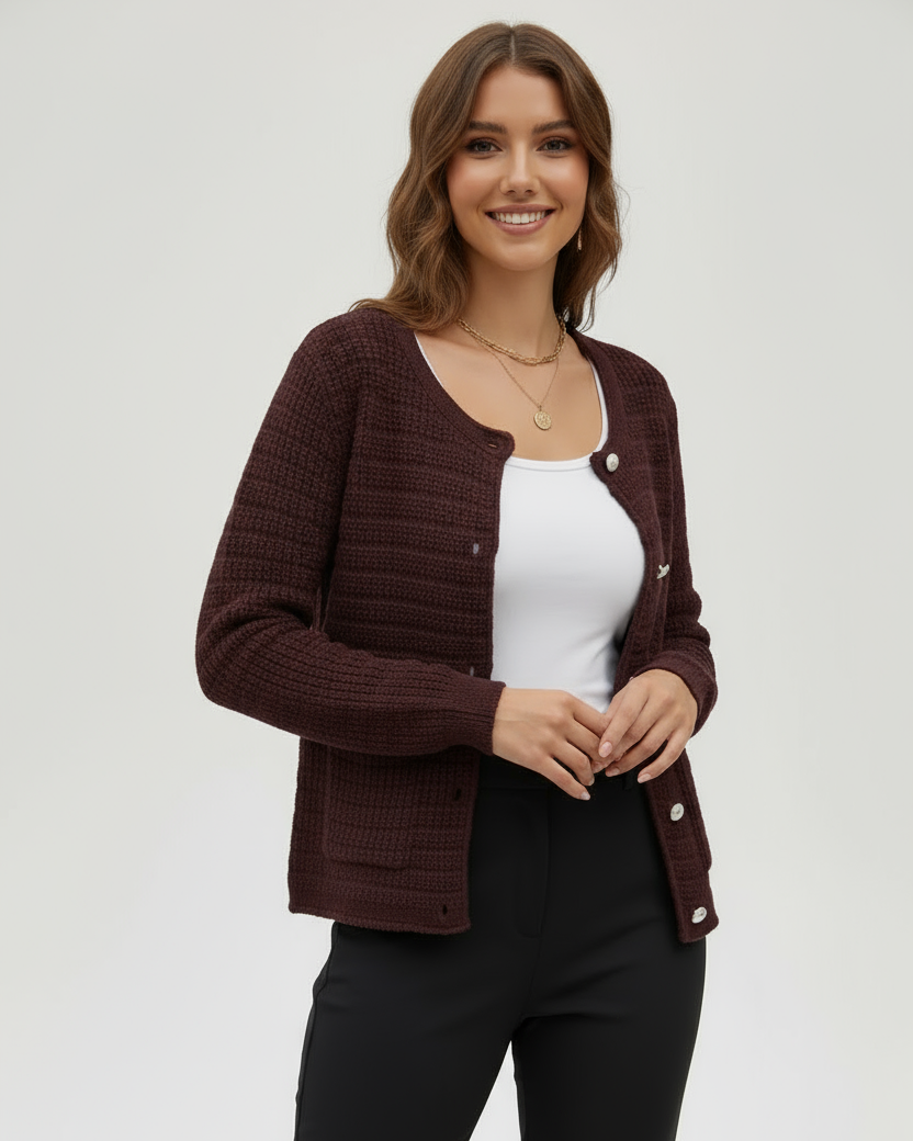 Aria™ Button-Up Cardigan